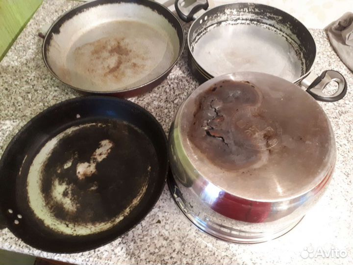 Набор сковородов бу