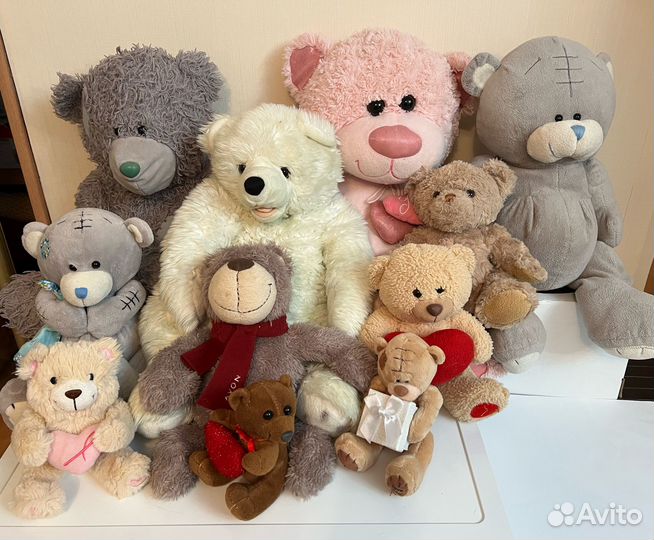 Плюшевые мягкие игрушки медведи