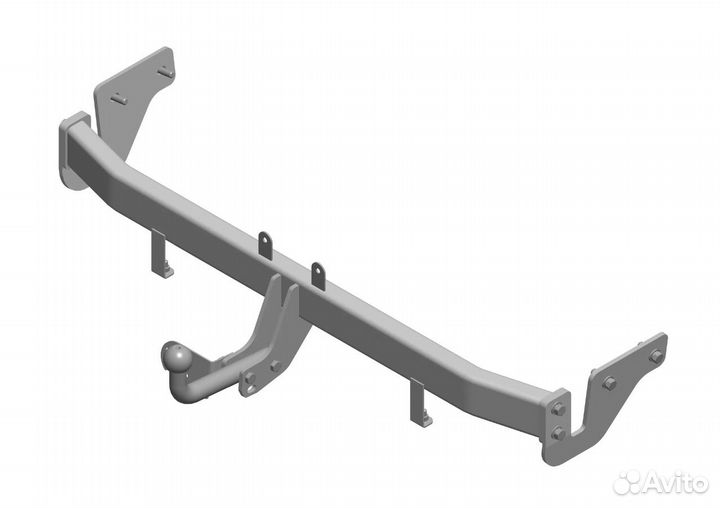 Фаркоп Hyundai Solaris С 2010 цельносварное