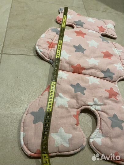 Матрасик универсальный в коляску стул кресло