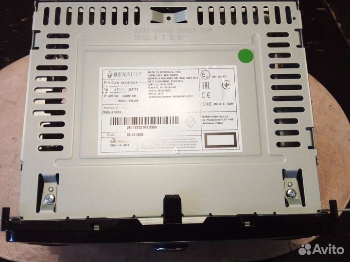 Автомагнетола Дастер