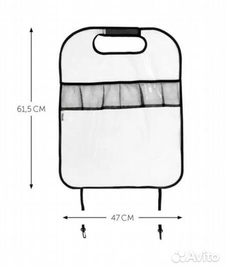 Новый чехол- органайзер для спинки автокресла