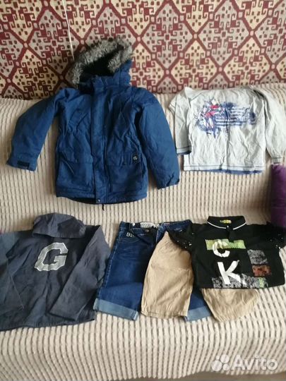 Вещи пакетом на мальчика 134 140