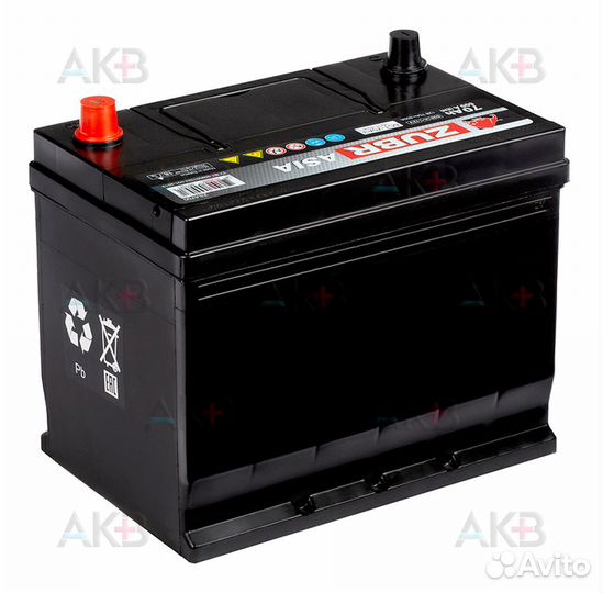 Аккумулятор автомобильный zubr Ultra Asia 70 Ач 70
