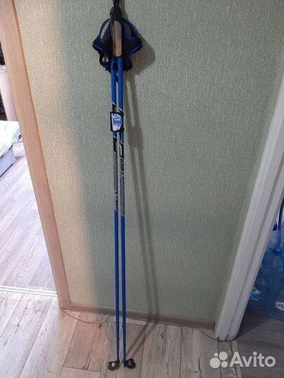 Лыжи беговые, палки, ботинки