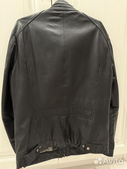 Кожаная куртка мужская 50 52