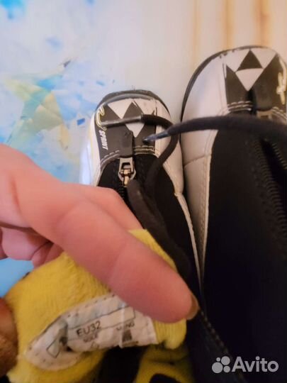 Лыжные ботинки размер 32