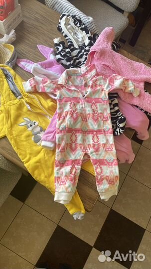Детские вещи пакетом на девочку 74 80 86