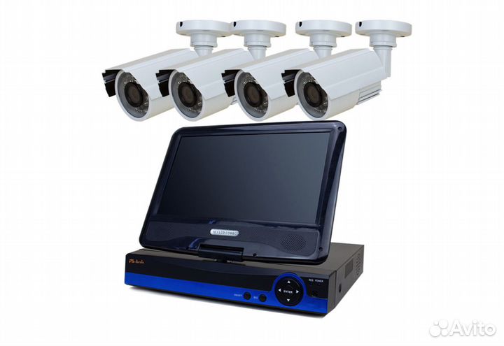 Комплект видеонаблюдения AHD 2Мп Ps-Link KIT-C9204