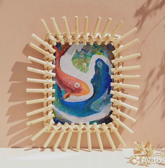 Картина акрилом на холсте