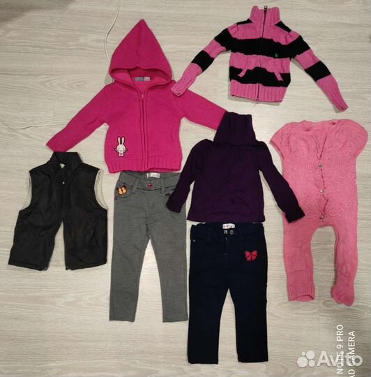 Детские вещи пакетом для девочек