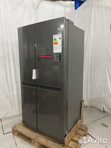 Холодильник Side by Side LG GC-B257jlyv серый купить в Москве | Товары ...