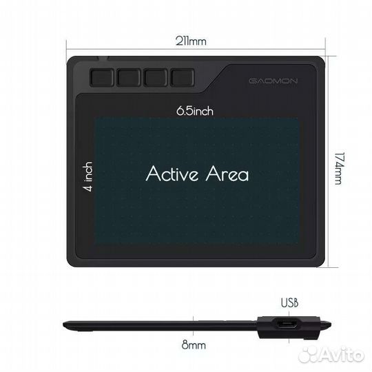 Графический планшет Gaomon S620