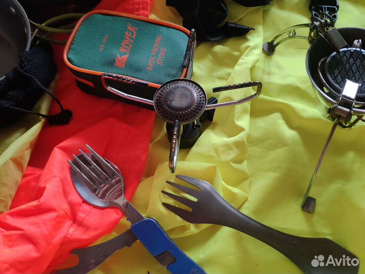 Гермомешок Чашка вилка титан, для рыбалки