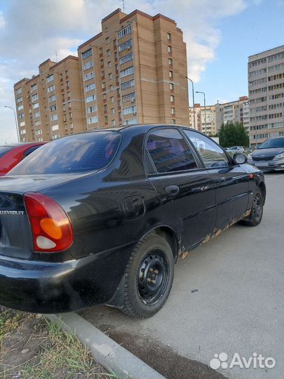 Chevrolet Lanos 1.5 МТ, 2008, битый, 152 700 км