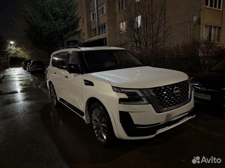 Рестайлинг nissan patrol y62 2020 platinum