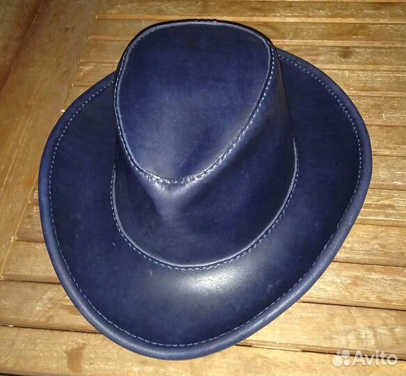 Ковбойская шляпа из кожи