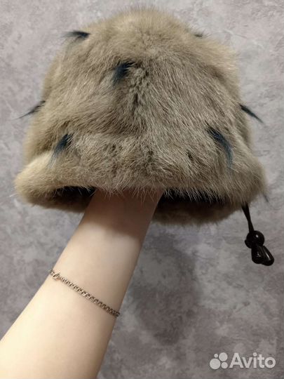 Шапка норковая женская