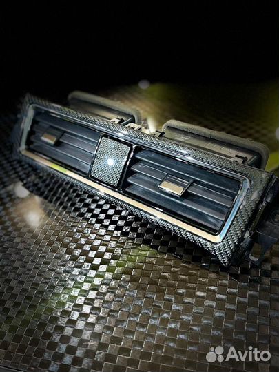 Накладки торпеды карбон Ford Mustang V 09-14