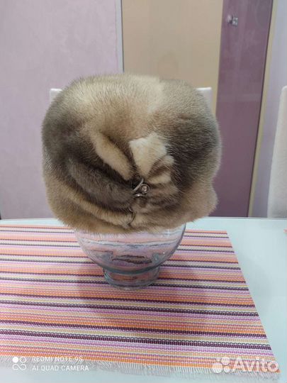 Женская норковая шапка