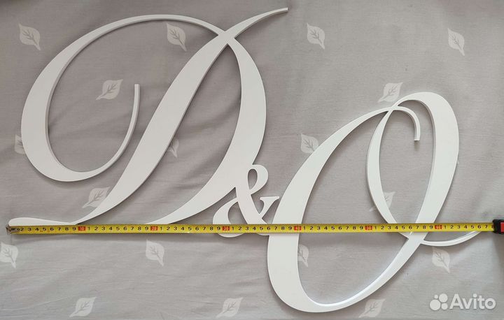 Монограмма на свадьбу