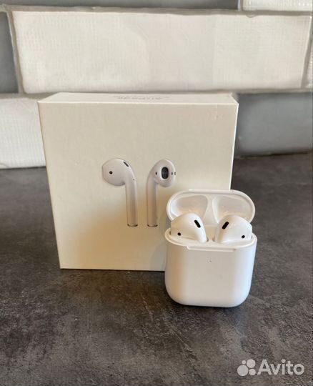 Беспроводные наушники apple airpods 2