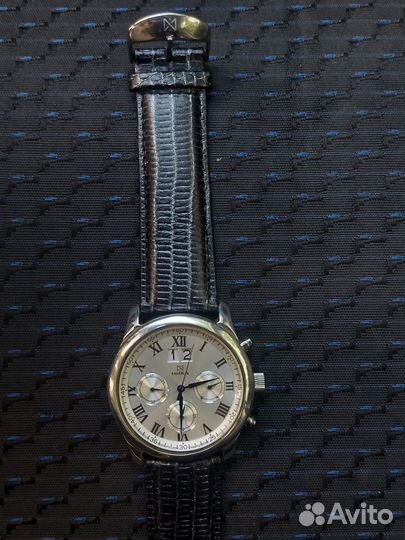 Серебряные часы ника