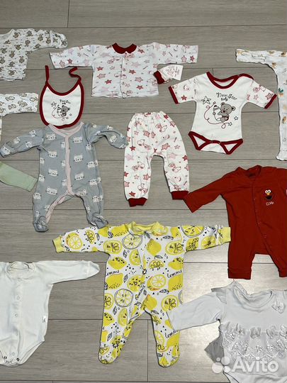 Одежда для новорожденных пакетом 56-62