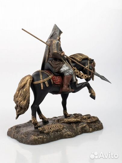 Статуэтка Пересвет на коне (цвет Вернисаж)