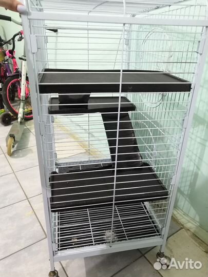 Клетка-вольер для шиншилл и других грызунов