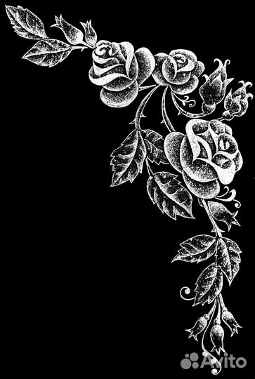 Библиотека шаблонов гравировки на памятниках