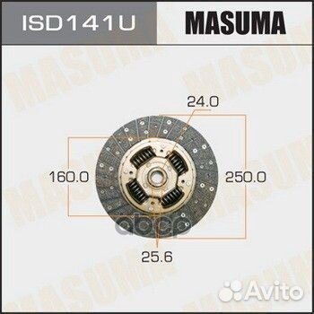 Диск сцепления isuzu bighorn masuma ISD141U ISD