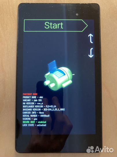 Планшет Google (Asus) Nexus 7 (2013, нерабочий)