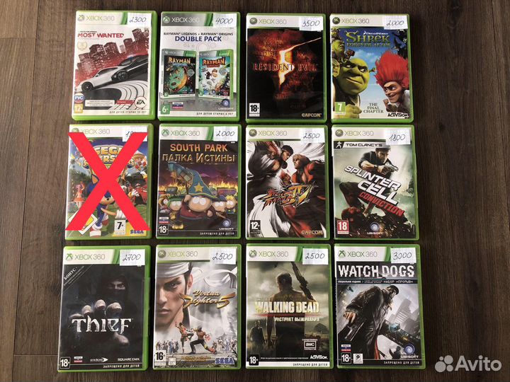 Игры Xbox 360 лицензия
