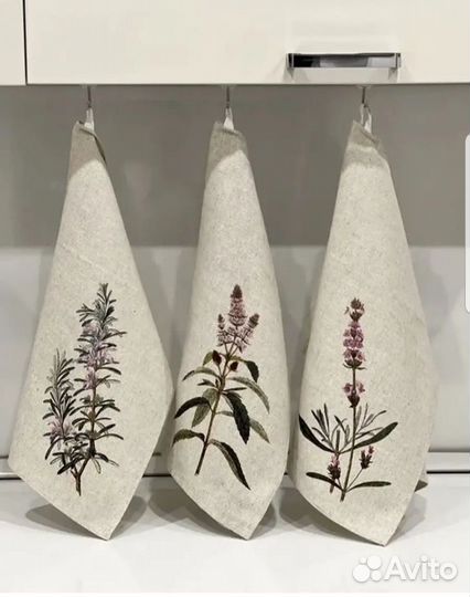 Набор кухонных льяных полотенец