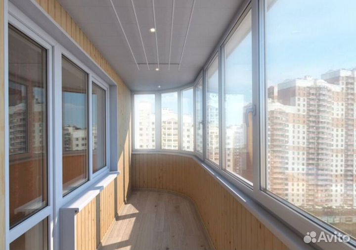 Остекление балконов и лоджий в рассрочку K2826