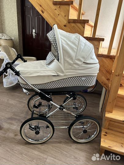 Коляска детская 2 в 1 эко кожа