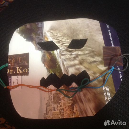 Маска устрашающая для шлемов чанбара, кендо, кудо