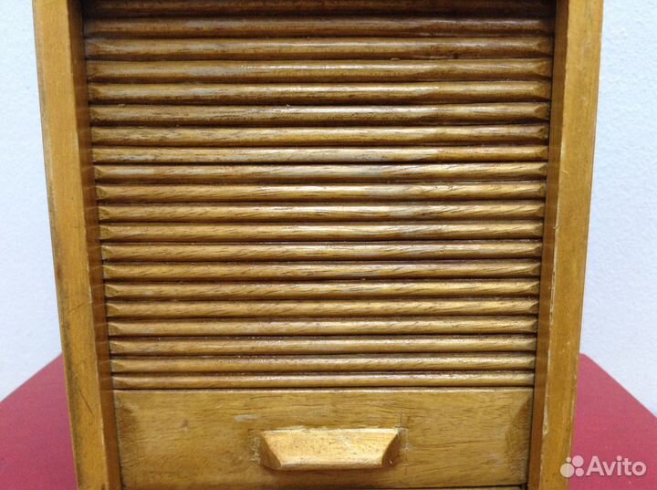 Сигаретница с плавающей крышкой дерево СССР