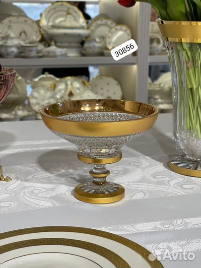 Фруктовница хрусталь