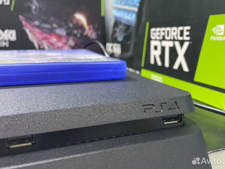 Playstation 4 Slim 1tb + игры