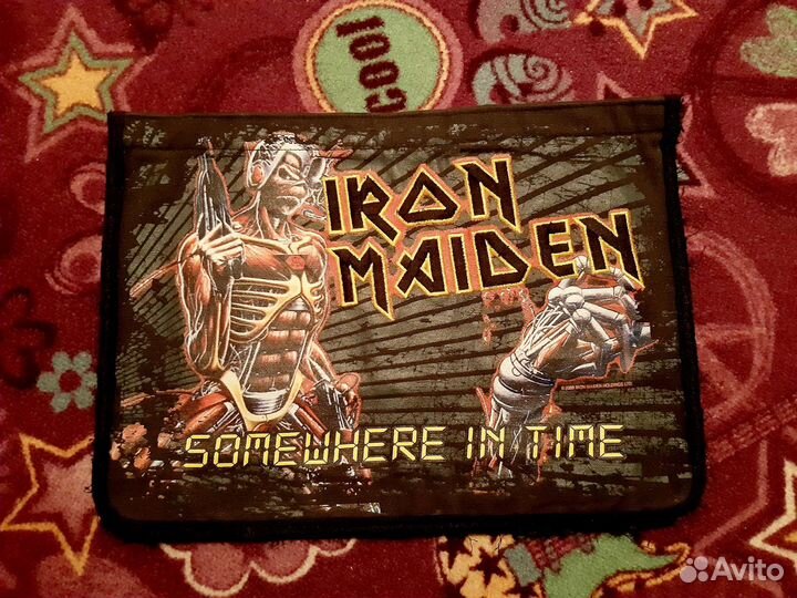 Нашивки на спину с группой HIM и Iron Maiden