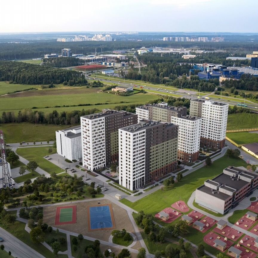 1-к. квартира, 37,1 м², 17/17 эт.