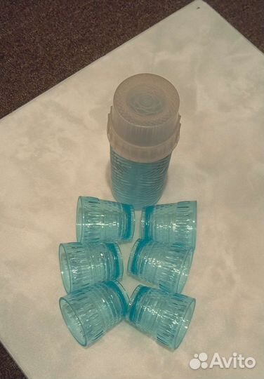 Набор рюмок в тубусе СССР