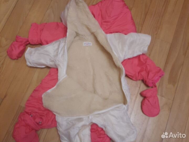 Зимний и демисезонный комбинезон для девочки 80 86
