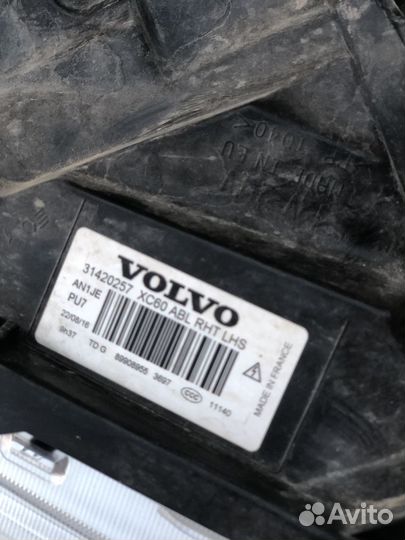 Фара volvo s60 левая