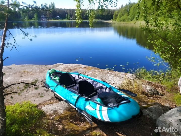 Каяк надувной двухместный