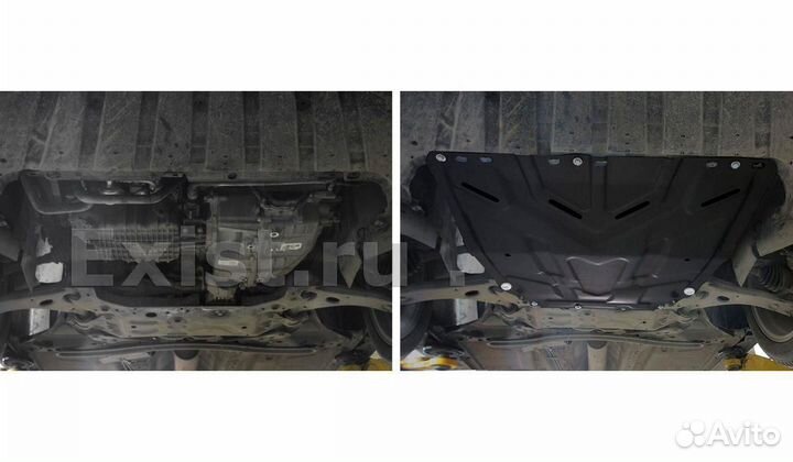 Форд Фокус 3 защита двигателя металл с крепежом