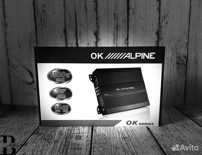 Усилитель Alpine ok 4 канала новый