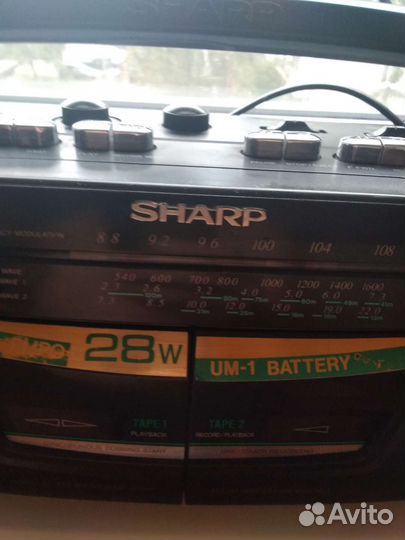 Магнитофон sharp WQ,296